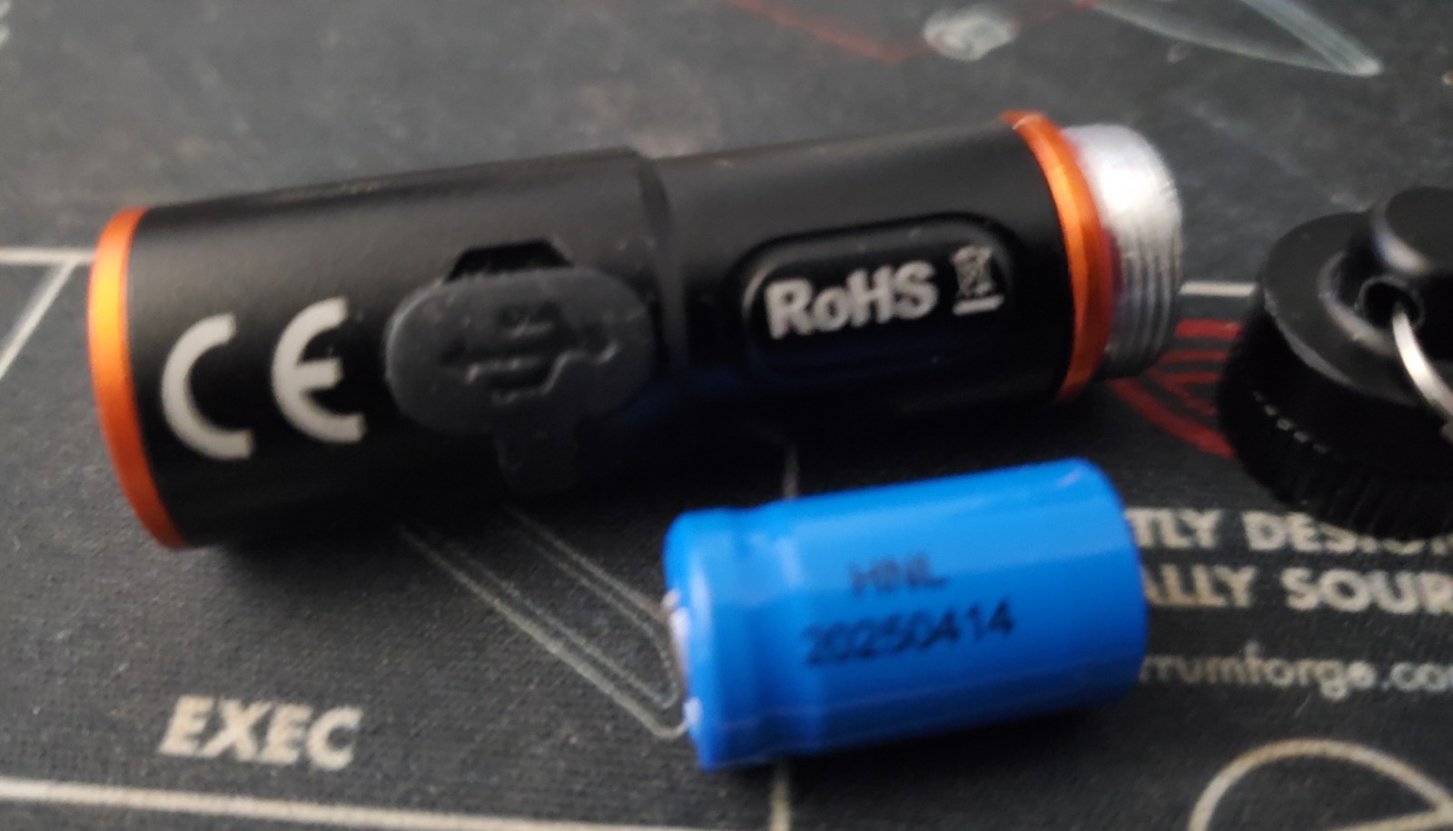 AloneFire X73 Micro EDC LED Torch – Type-C USB Port + 10180 Battery & Neckchain