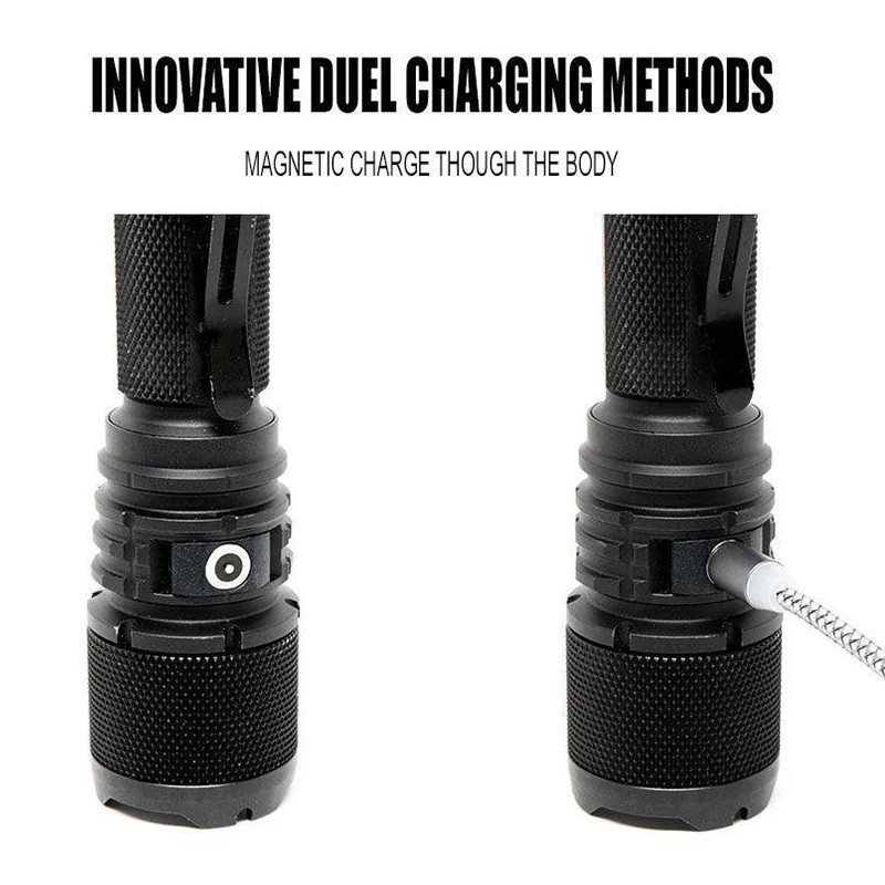 PowerTac Warrior GEN5-LT Long Throw 3050 Lumen 480 Meter Flashlight with Holster