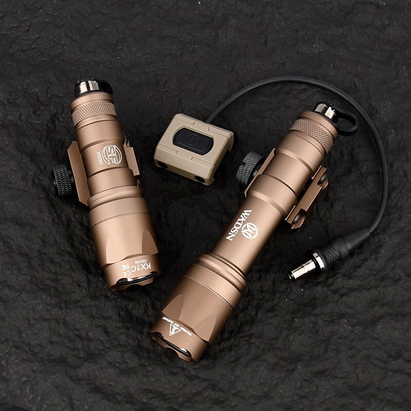 WADSN Tactical Surefir M600 M300 Airsoft Flashlight Light modbutton switch