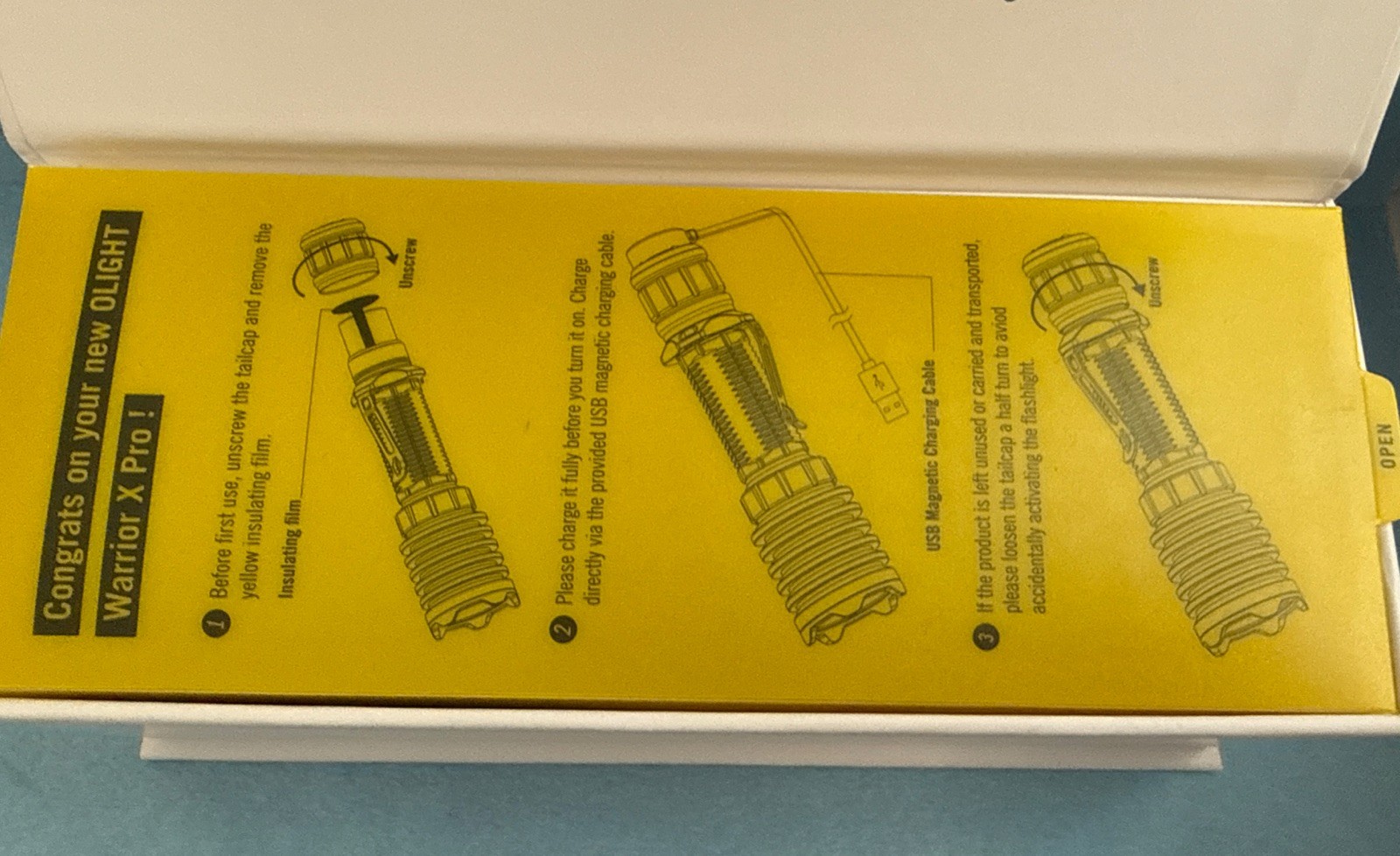 Olight Warrior X Pro Rechargeable Tactical Flashlight 2100LM 500M
