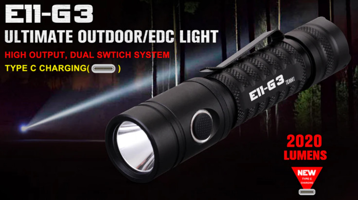E11-Gen3 2020 Lumen Rechargeable EDC Flashlight NEW PRODUCT