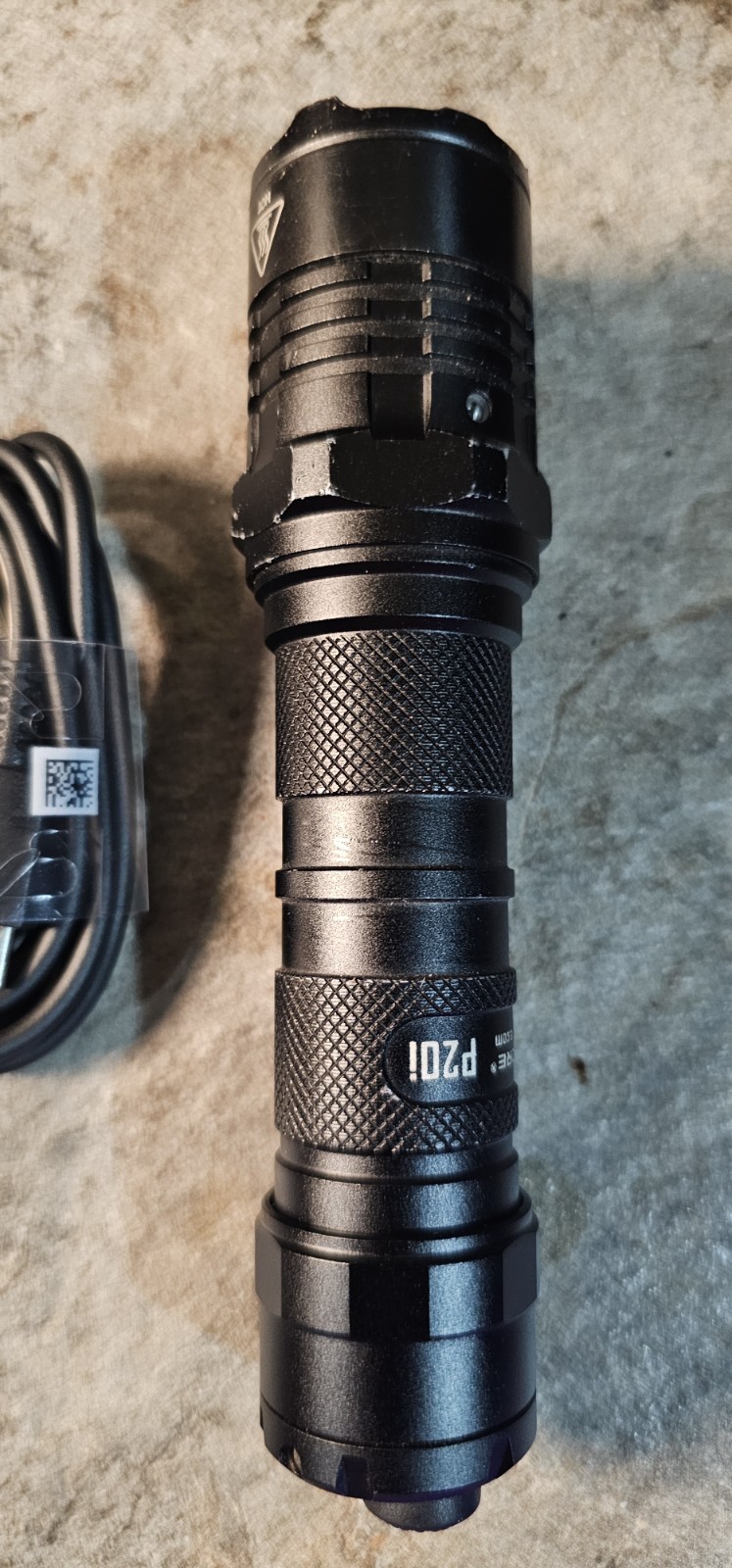 Nitecore P20iX 4000LM Tactical Flashlight No Battery USB Rechargeable Light Used
