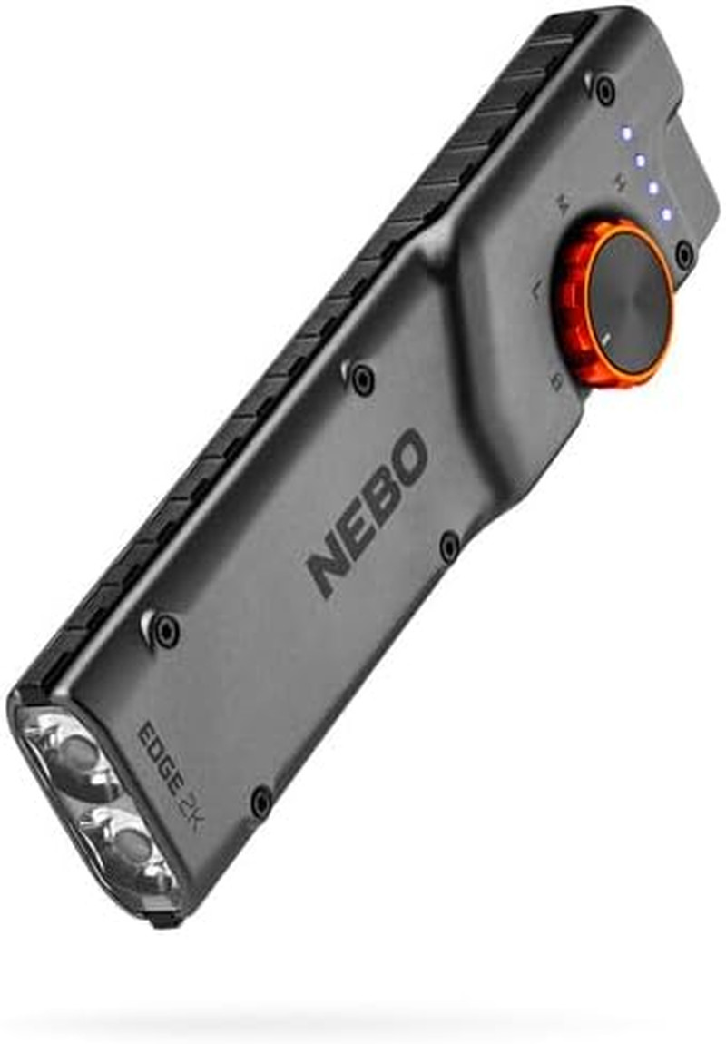 NEBO Edge 2K Pocket Light | 2000 Lumens, 5 Light Modes, Tactical LED Flashlight