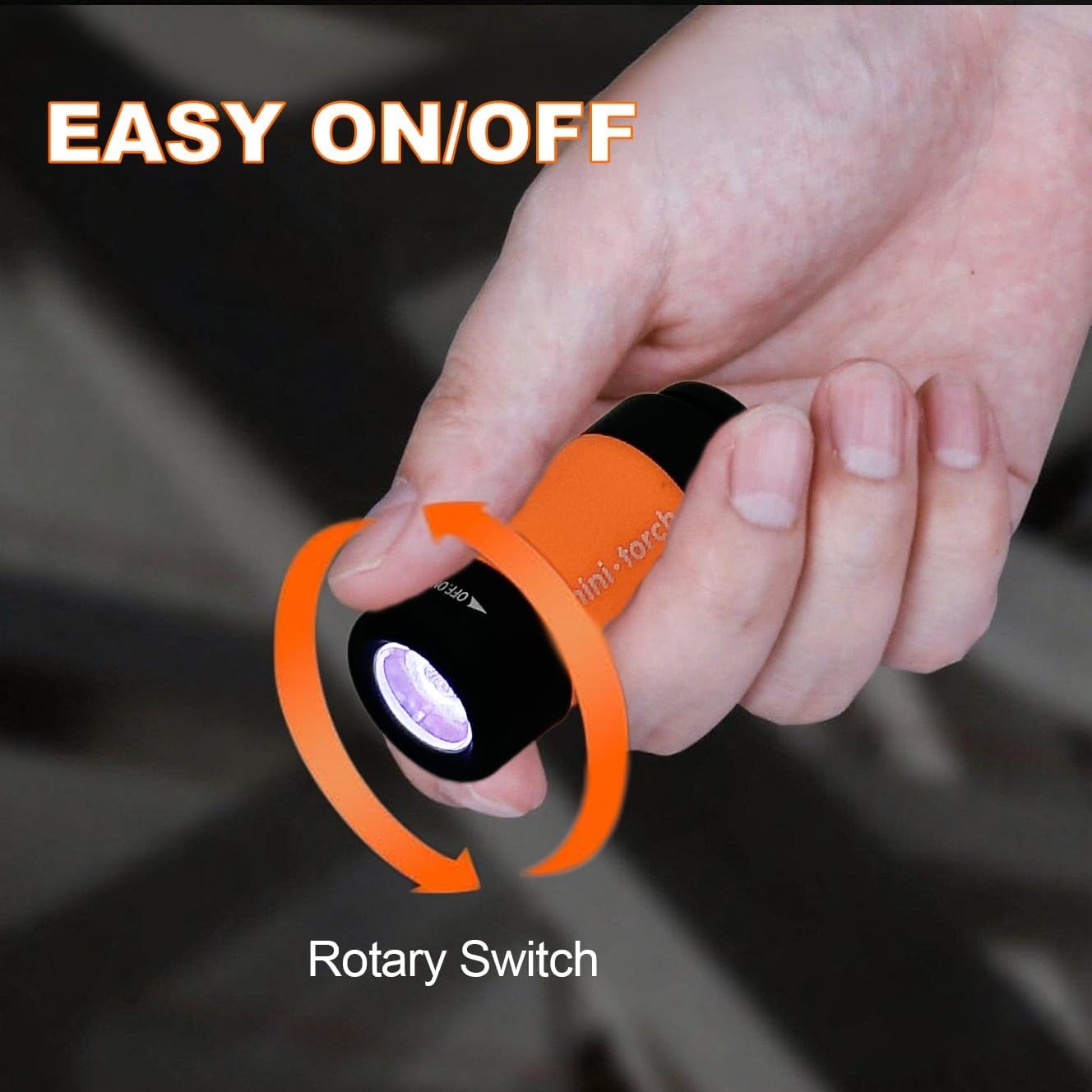 1/4x Mini Keychain Light,USB Rechargeable Keychain Flashlights Small Flashlights