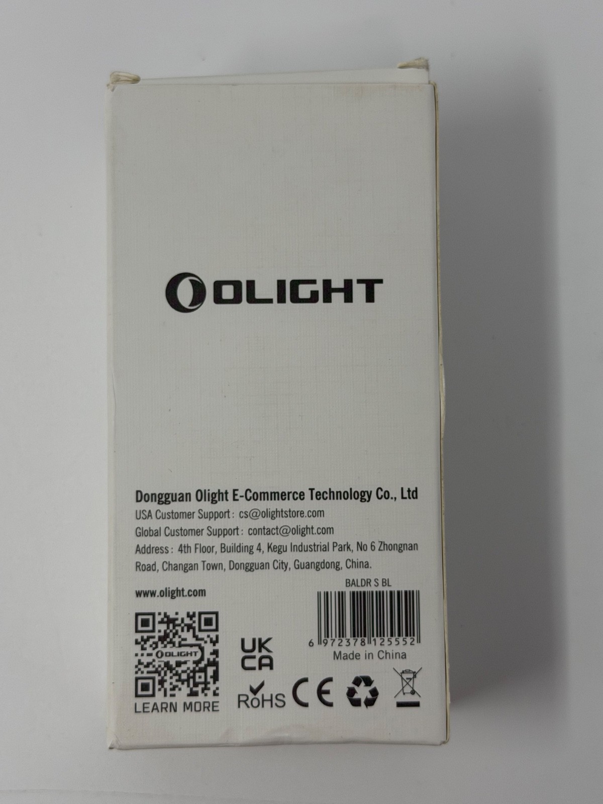 Olight Baldr S Rechargeable 800 Lumen Tactical Weapon Light, Blue Laser,GL/Pica