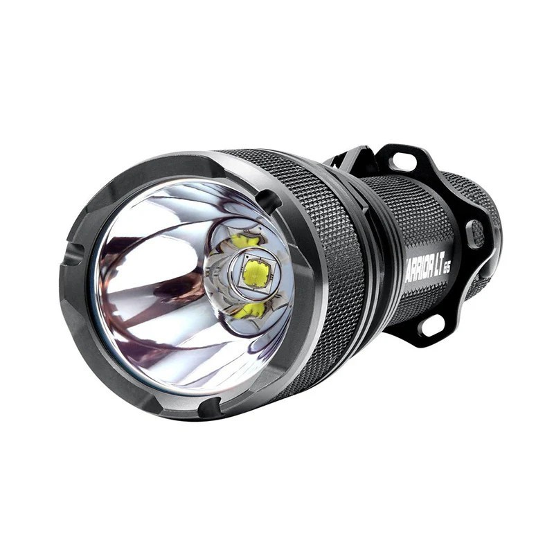 PowerTac Warrior GEN5-LT Long Throw 3050 Lumen 480 Meter Flashlight with Holster