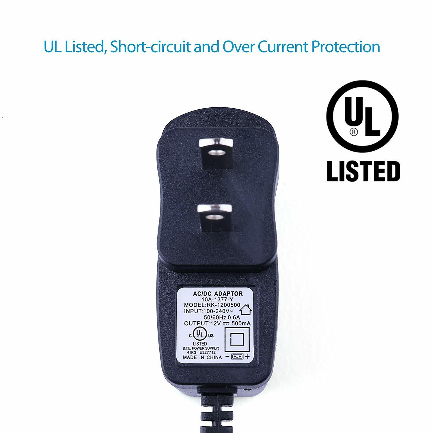 Charger For Streamlight 74102 AC Adapter Power Cord UL Listed