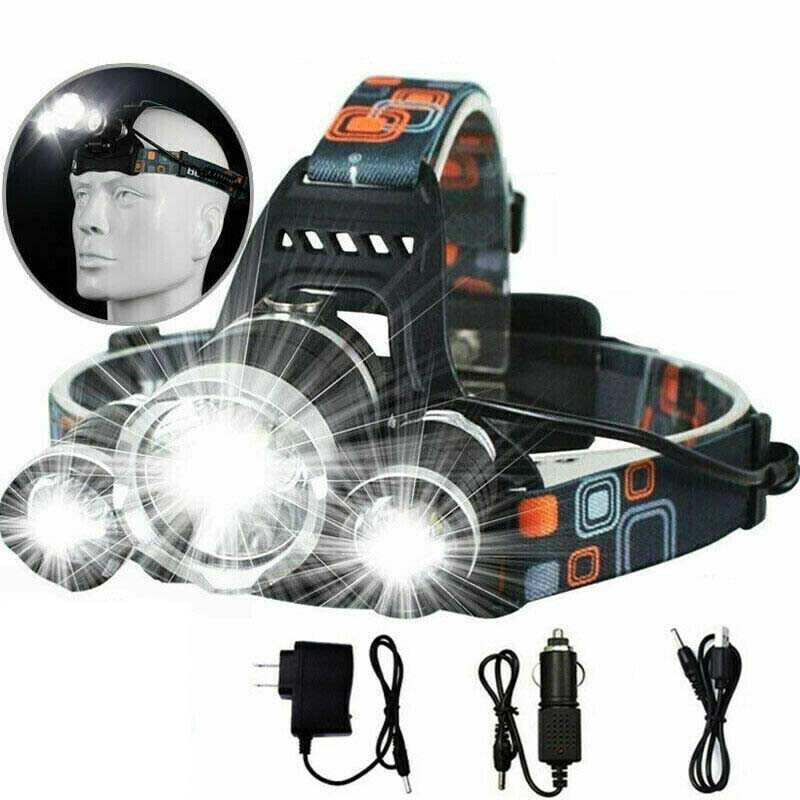 1000LM Headlight Headlamp Head Torch Flashlight Work Light Lamp