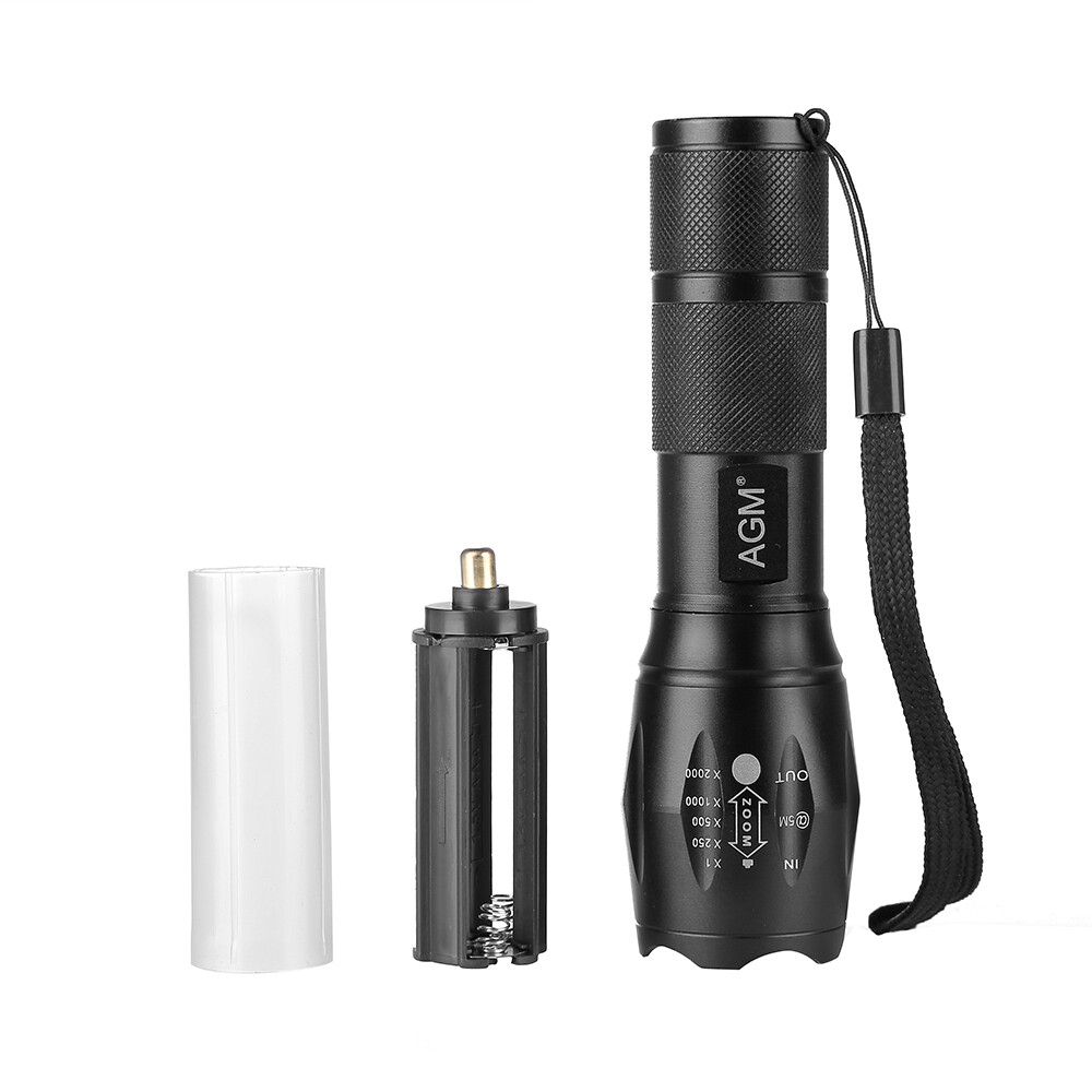 Tactical Police 50000LM CREE XM-L T6 LED 5Modes 18650 Flashlight Battery&Charger