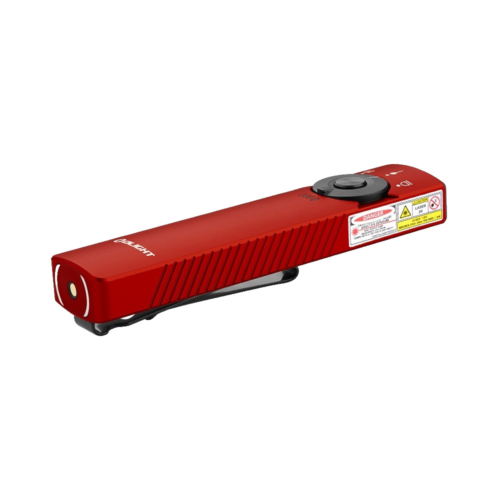 NEW Olight Arkfeld Pro Red CW Flat EDC Flashlight LED Light/Green Beam/UV, 1300L