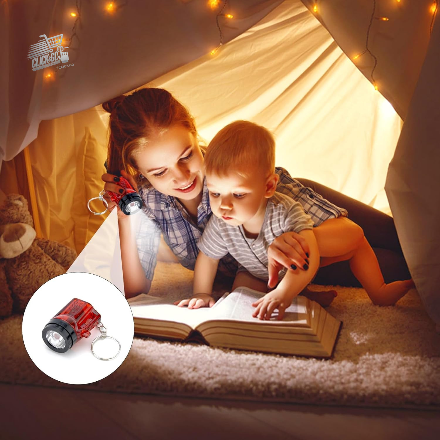 Set of 30 Mini 4cm Keychain Flashlights – Colorful Aluminum LED Lamp for