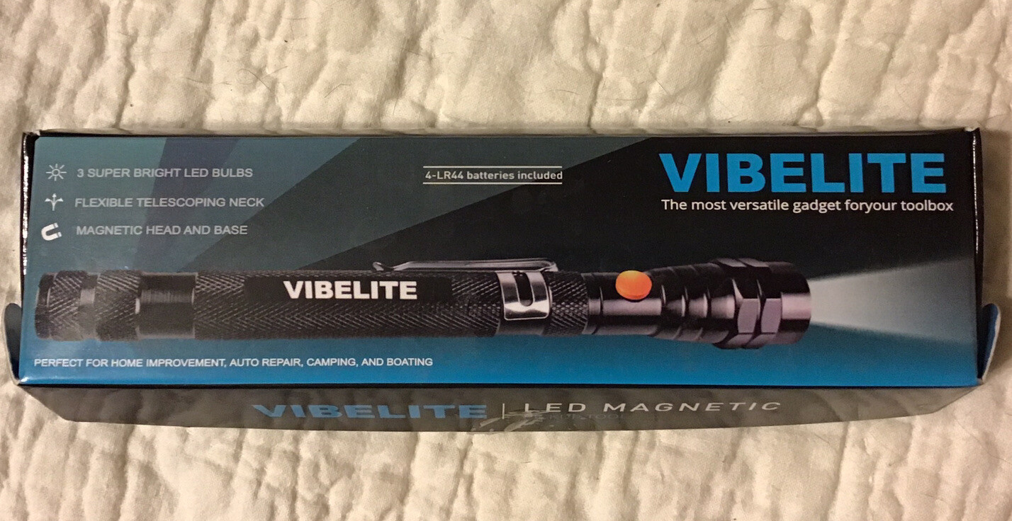 VIBELITE Magnet 3 LED Magnetic Pickup tool Telescoping Neck