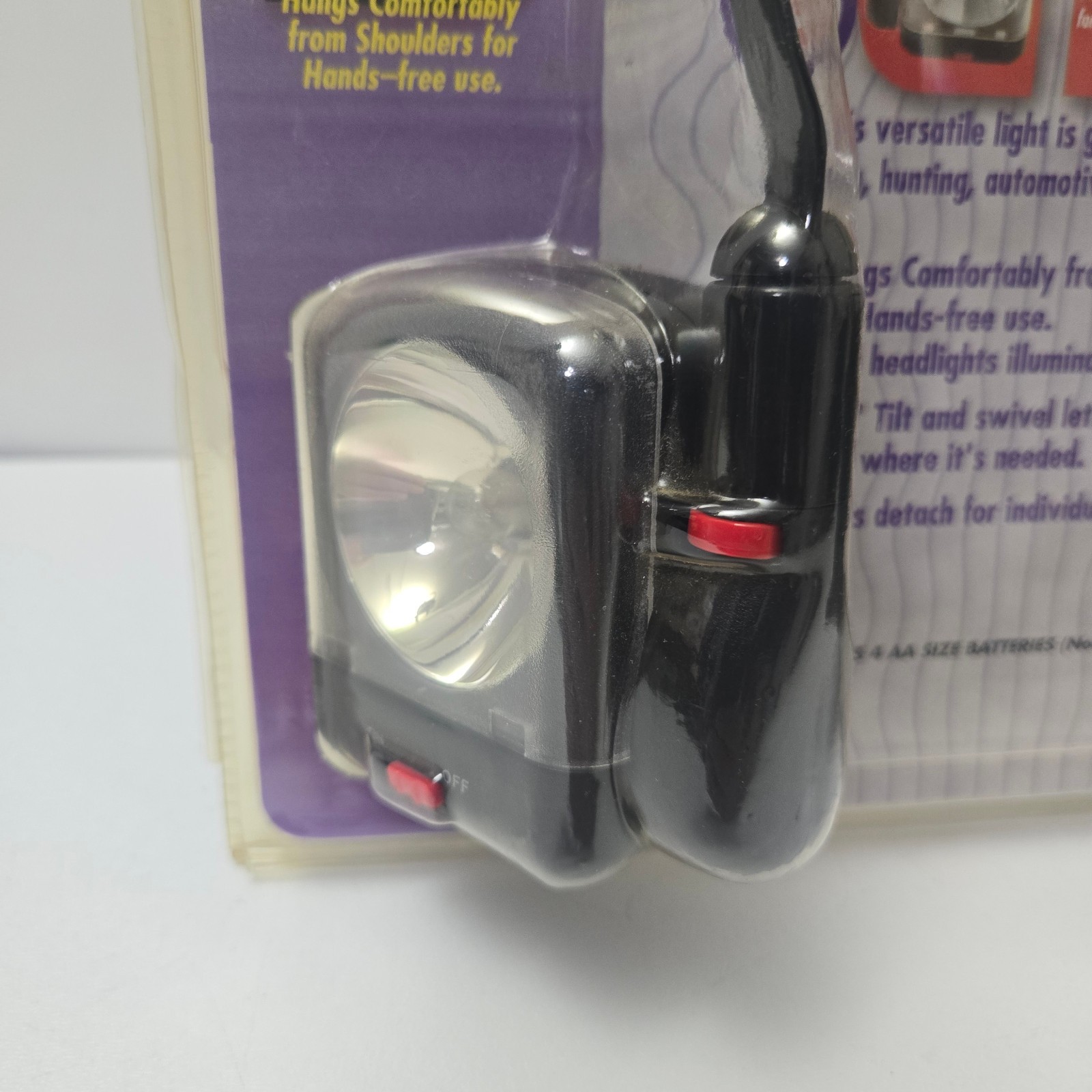 Hands Free Twin Shoulder Neck Worn L.E.D. Work Flashlights New