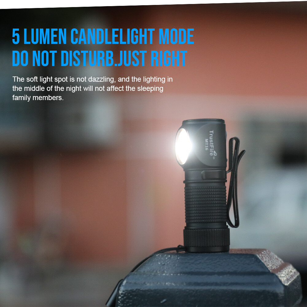 TrustFire 1050 Lumen Rechargeable LED Flashlight Mini Magnetic EDC Work Light US