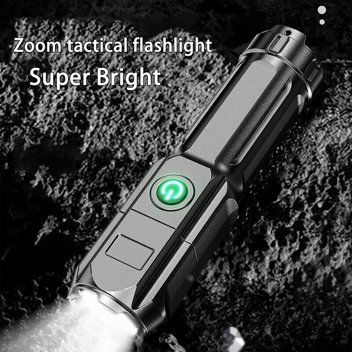 2 Pack Rechargeable 990000LM LED Flashlight Tactical Super Bright Torch Zoomable