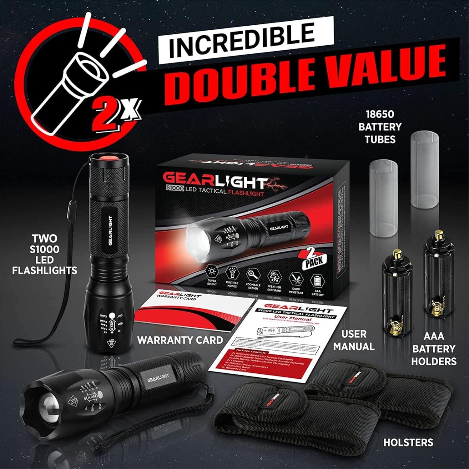 Tactical Mini Flashlight with Zoomable Beam and High Brightness for Everyday Use
