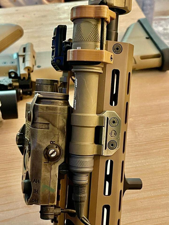 Light / Lens Cover with Tip Grip for Flashlights – Upgraded PETG-CF Version