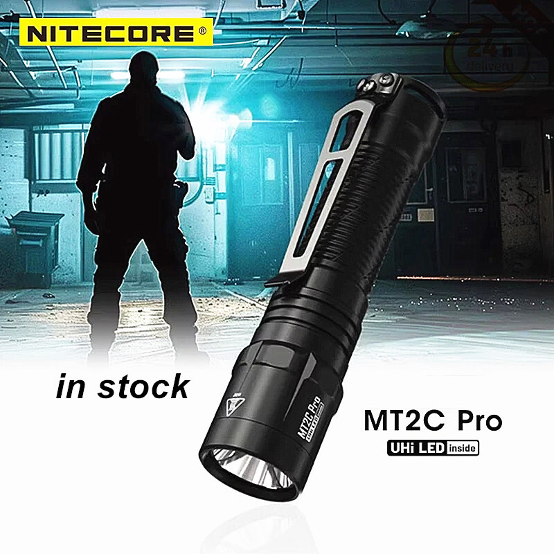 Nitecore MT2C Pro Super-Bright Tactical Flashlight 520M UHi20 LED Torch Light