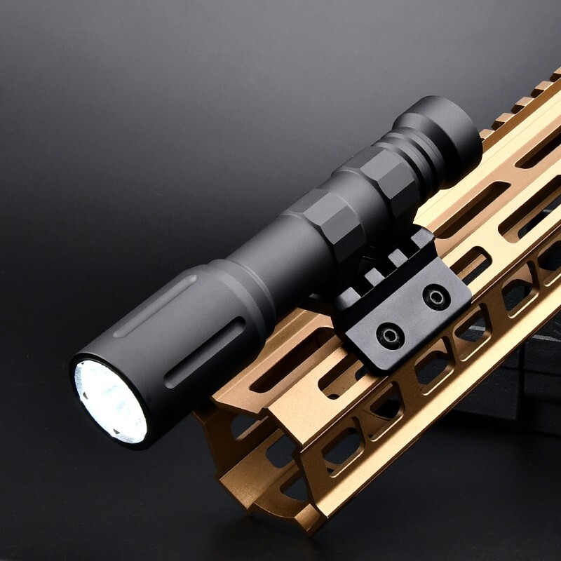 Tactical Metal PLHV2 Flashlight LED1000 Lumen Weapon Light Fit 20mm Rail Airsoft