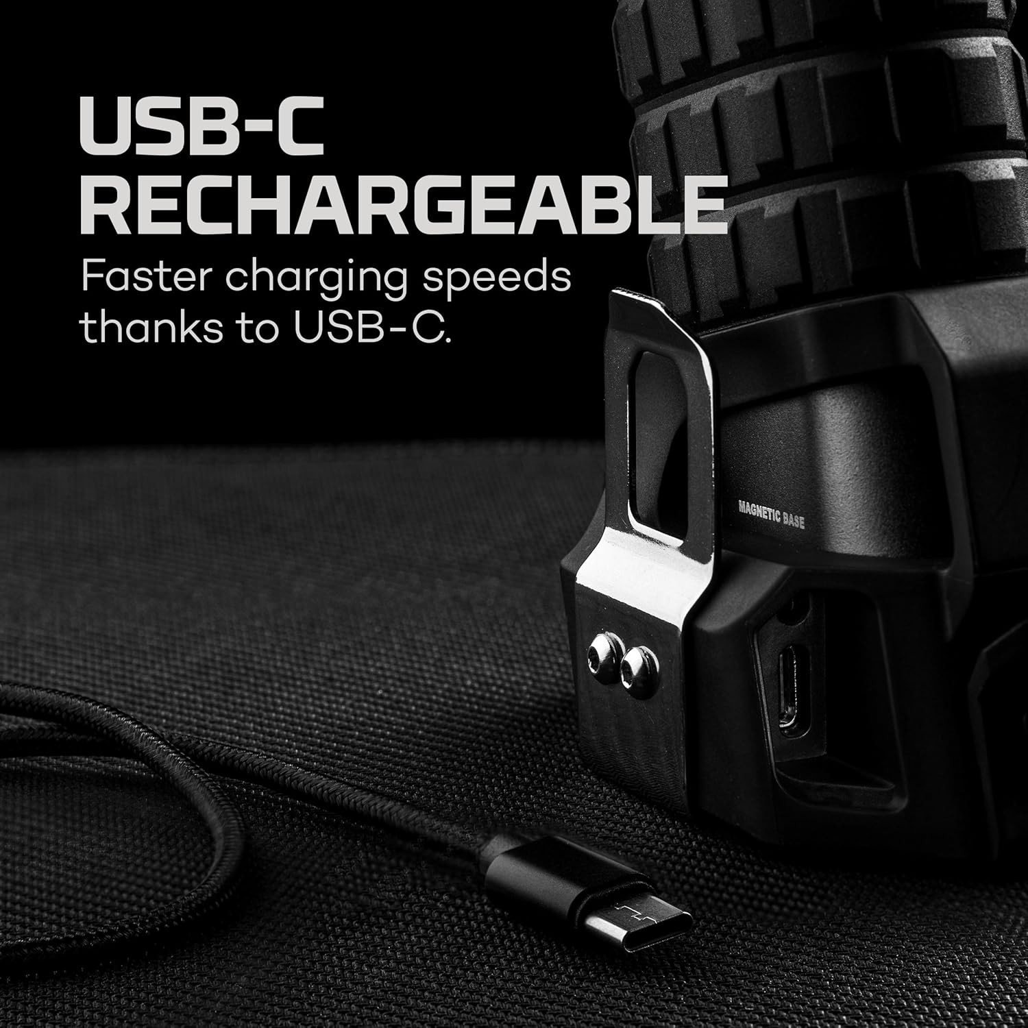 Luxtreme Rechargeable Spotlight – 1 Mile Beam, USB Charge, Durable Design
