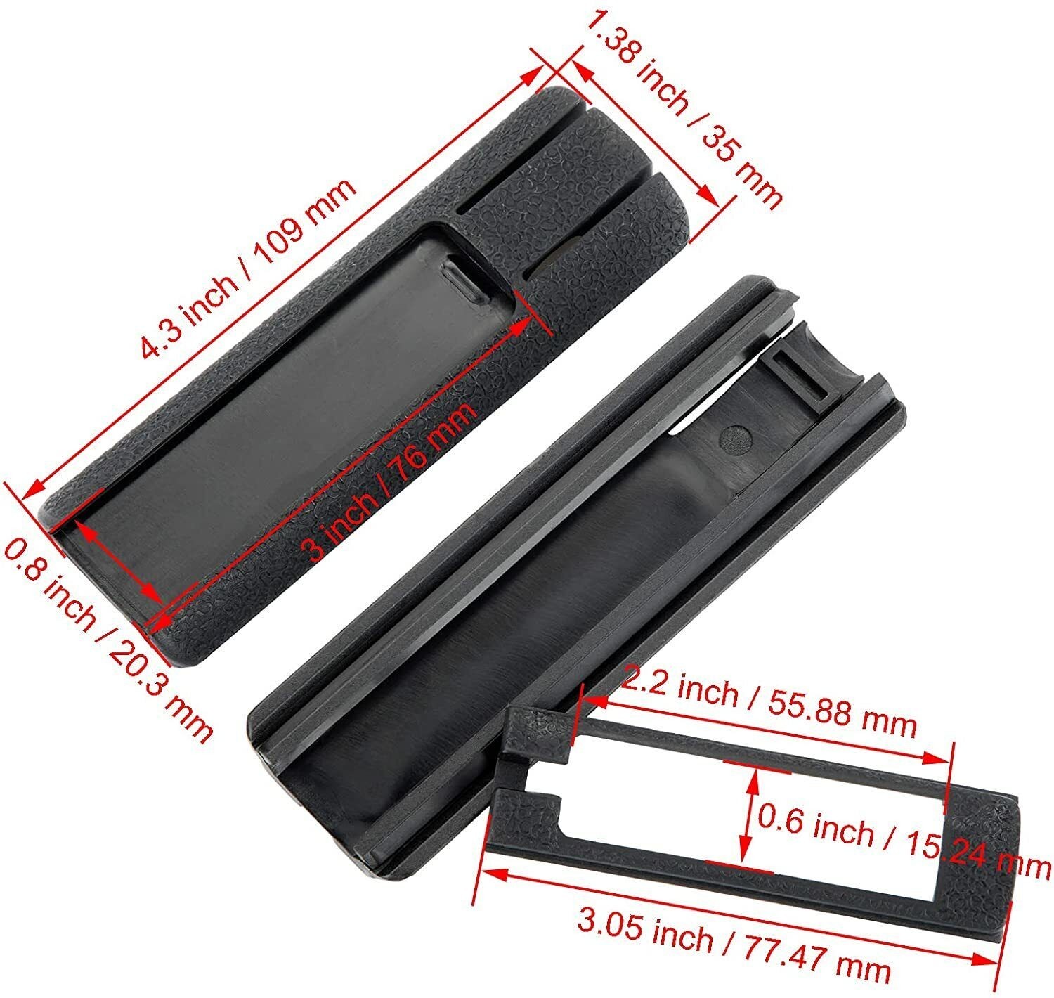 Tactical Pressure Switch Mount Kit M300 M600 Flashlight Tape Switch Rail Pads
