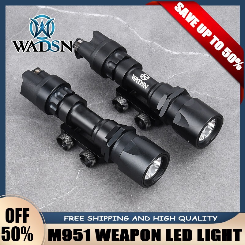 WADSN SF Airsoft M951 Weapon Light LED Constant & Momentary Tactical Flashlight