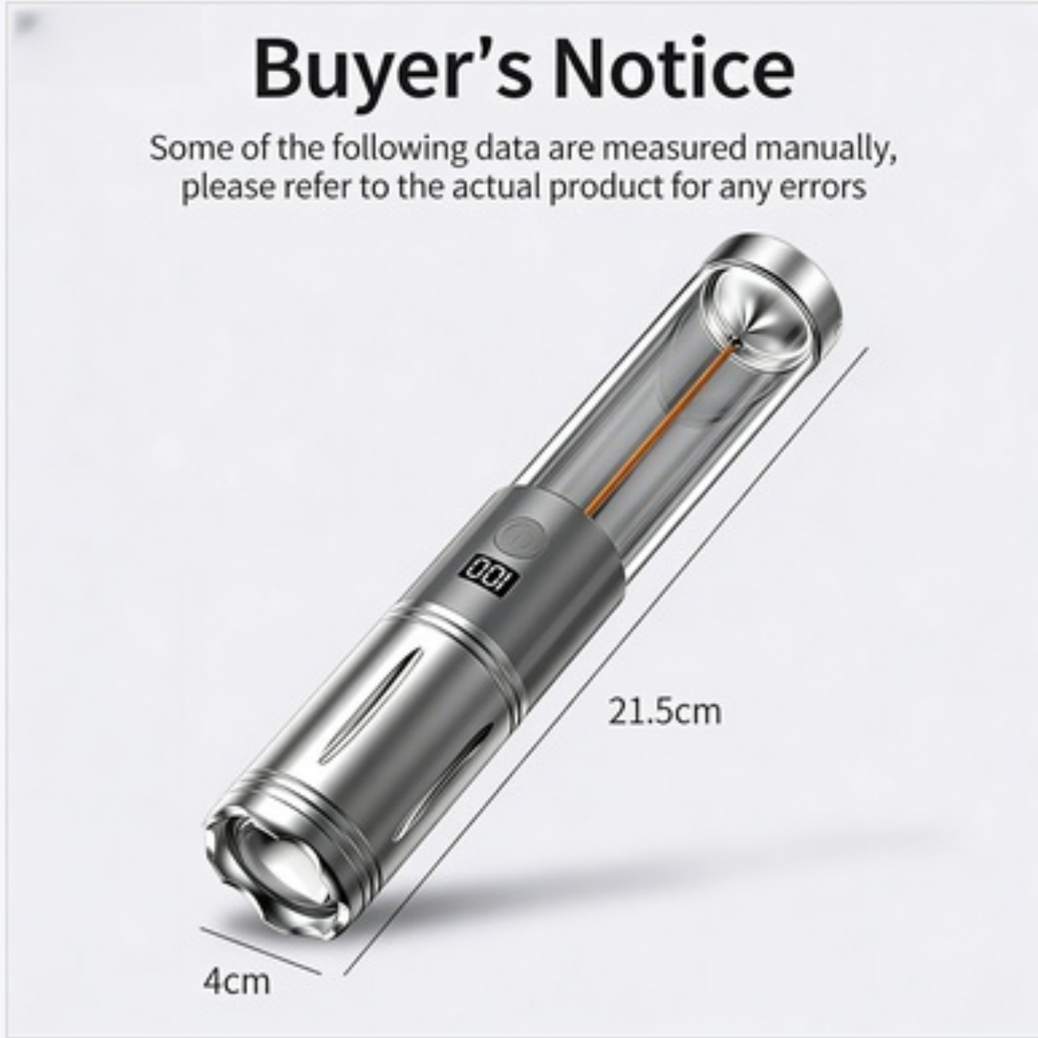 LED Camping Flashlight 360° Lantern IPX4 Waterproof Type-C Rechargeable