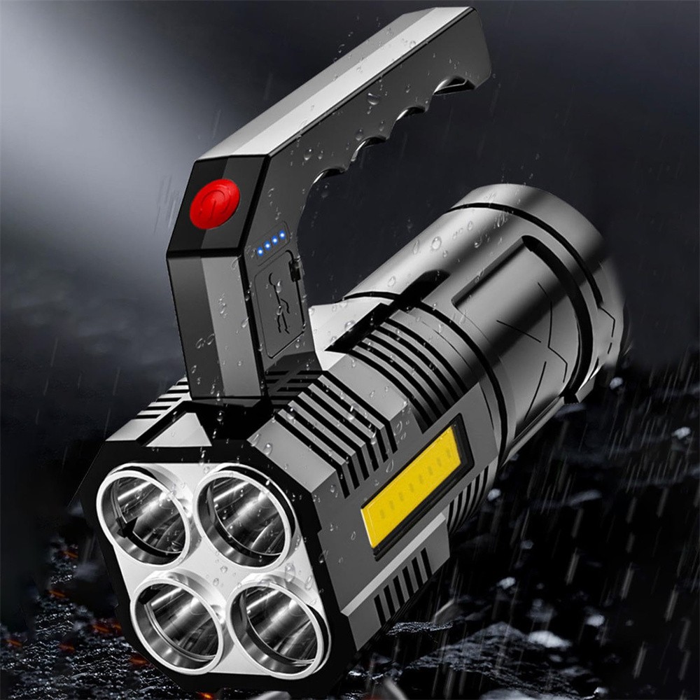 5000000 Lumen LED Tactical Flashlight Rechargeable Super Bright Powerful Torch