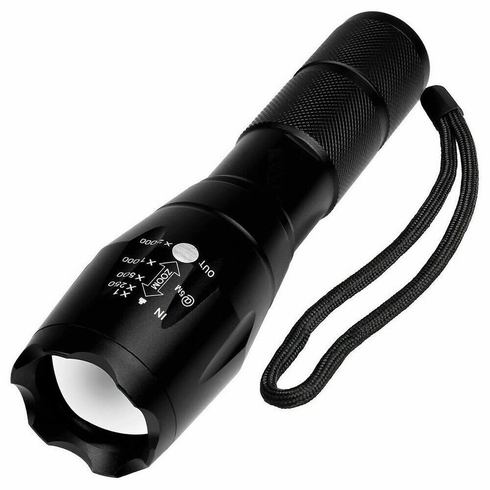 Jason Hanson Seal Torch 2000 Zoomable Metal Flashlight 2000 Lumen Brightness