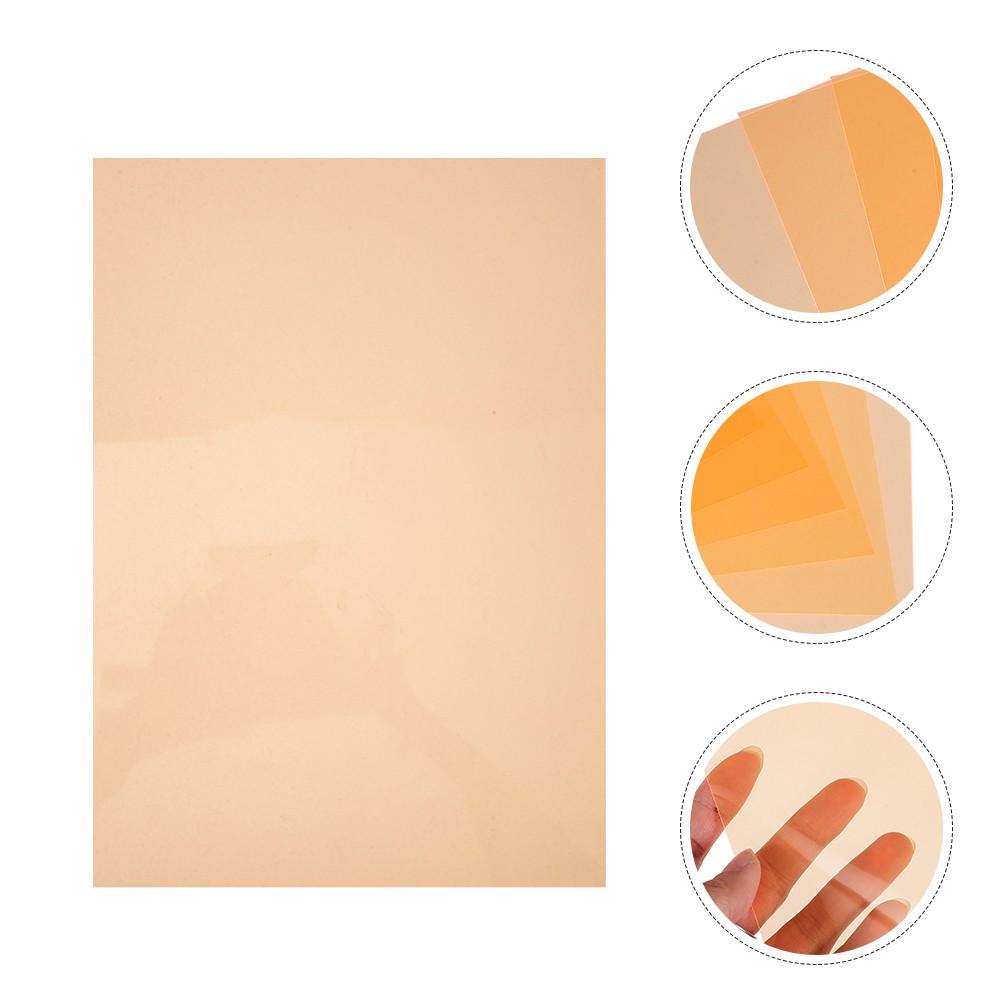 5 Sheets Diffuser Film Colored for Lights LED Transparent Screen