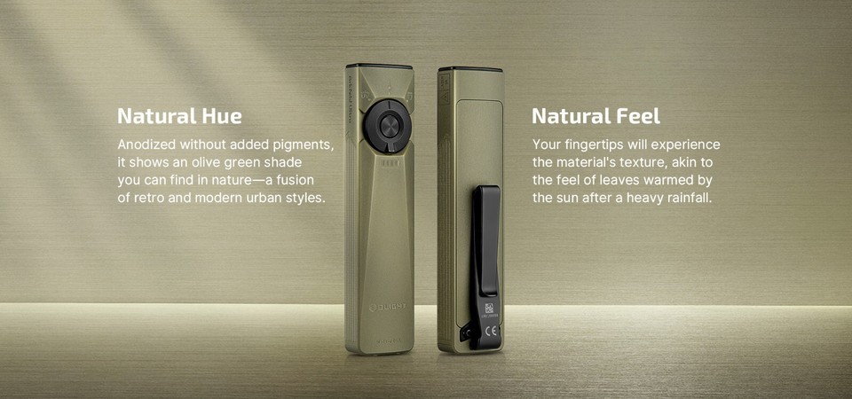 NEW Olight Arkfeld Ultra Olive Green Flashlight, OAL Material, Neutral White! NW