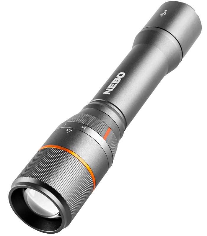 NEBO Davinci Powerful LED Handheld Flashlight | Rechargeable Waterproof
