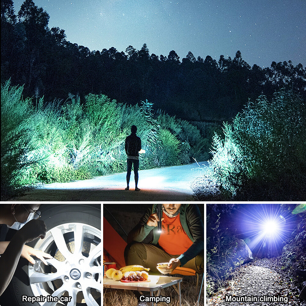 395nm UV Black Light Flashlight 395nm Pen Light w/Clip Waterproof Ultraviolet