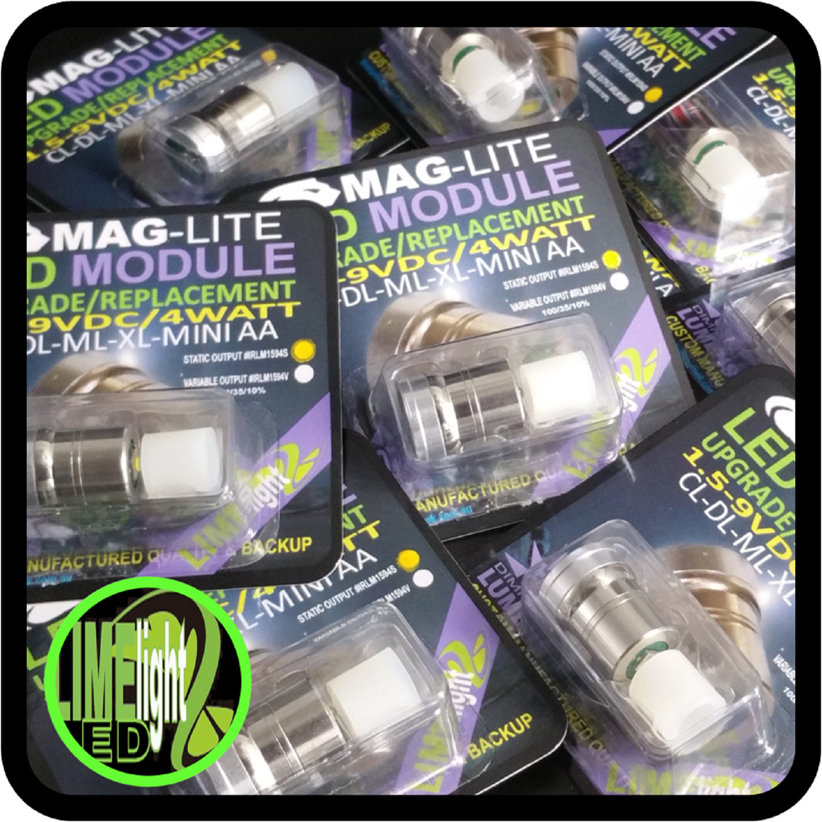 MAGLITE LED UPGRADE 500lm AAL/CL/DL/ML/XL DIMMABLE BULB GLOBE FLASHLIGHT TORCH