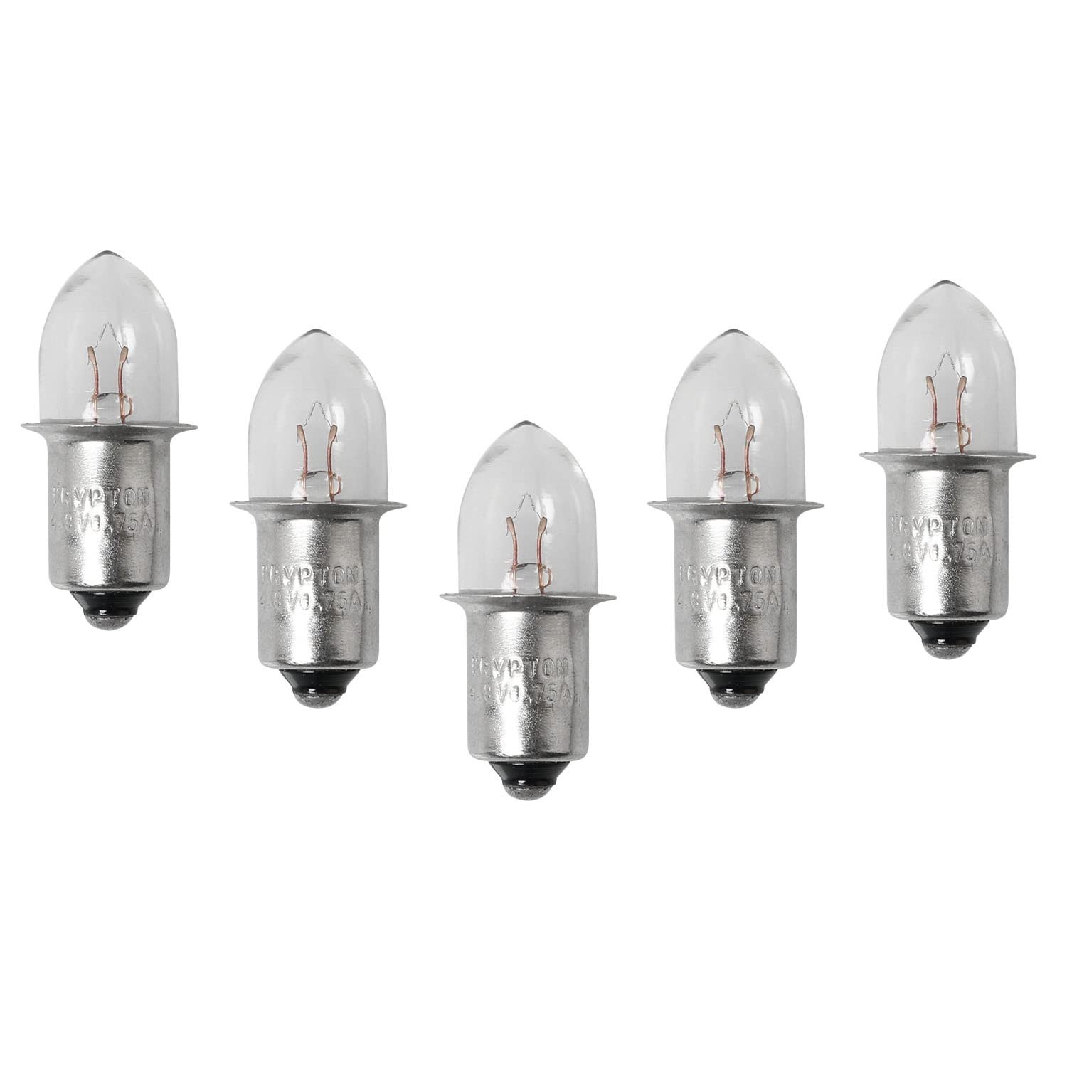 5pcs 4D 4.8V 0.75A Bayonet Base Krypton Replacement Bulb for Flashlight Repla…