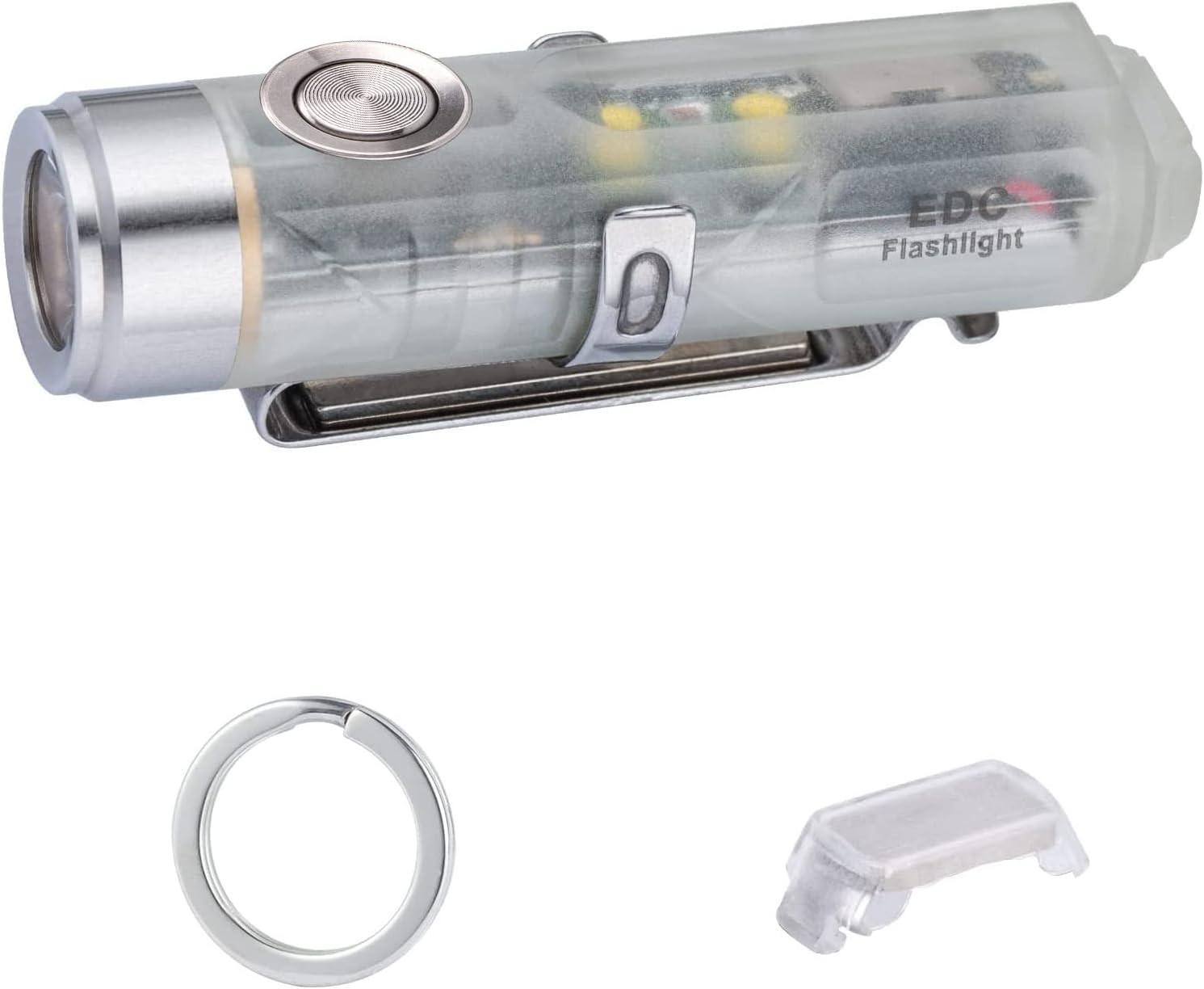Rovyvon Aurora A5 G4 Rechargeable Keychain Flashlight, USB C Charging, 5000K, 42