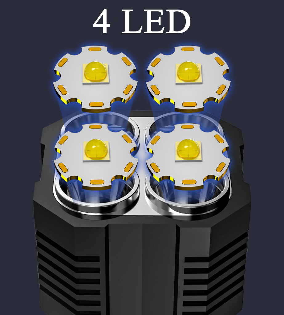 Most Powerful 99000000LM LED Military Torch USB Rechargeable Tactical Flashlight