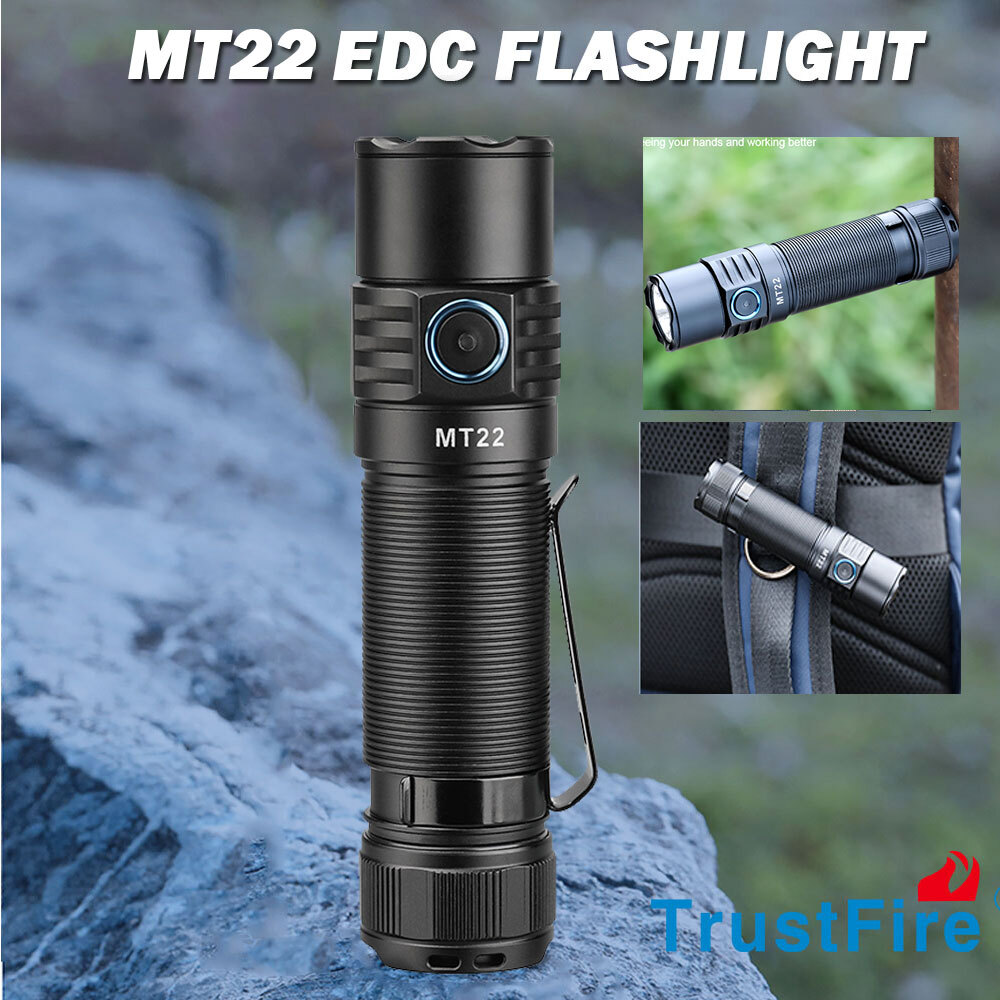 Trustfire 2250Lumen Rechargeable LED Flashlights Powerful Magetic EDC Torch US