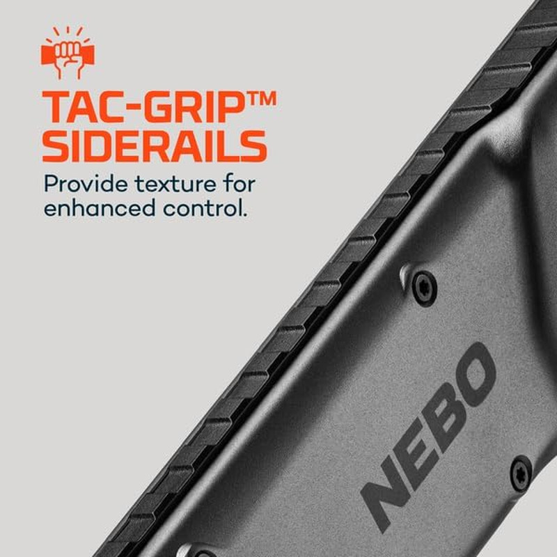 NEBO Edge 2K Pocket Light | 2000 Lumens, 5 Light Modes, Tactical LED Flashlight