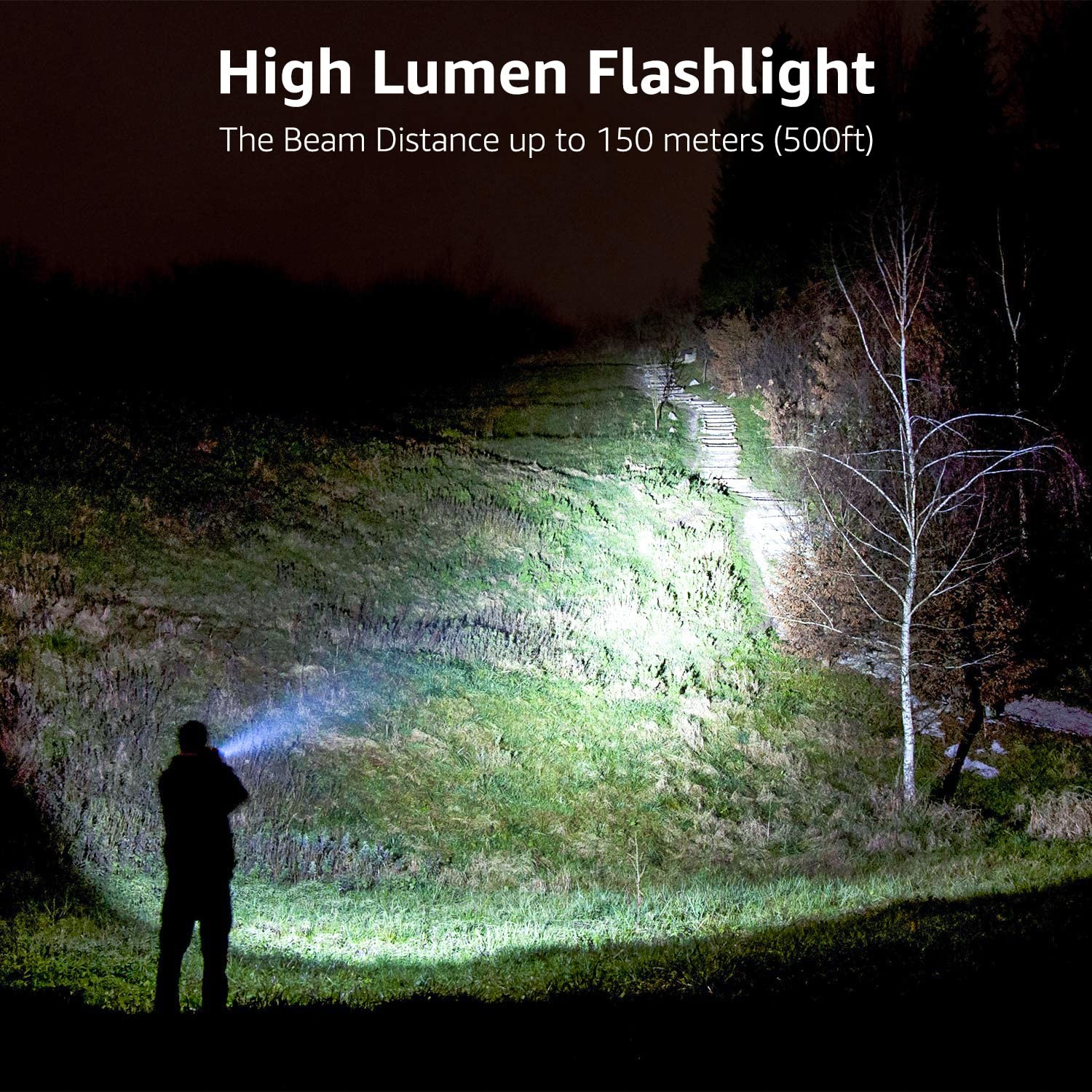 Lighting EVER LED Flashlights High Lumens, Small Flashlight, Waterproof, Adju…