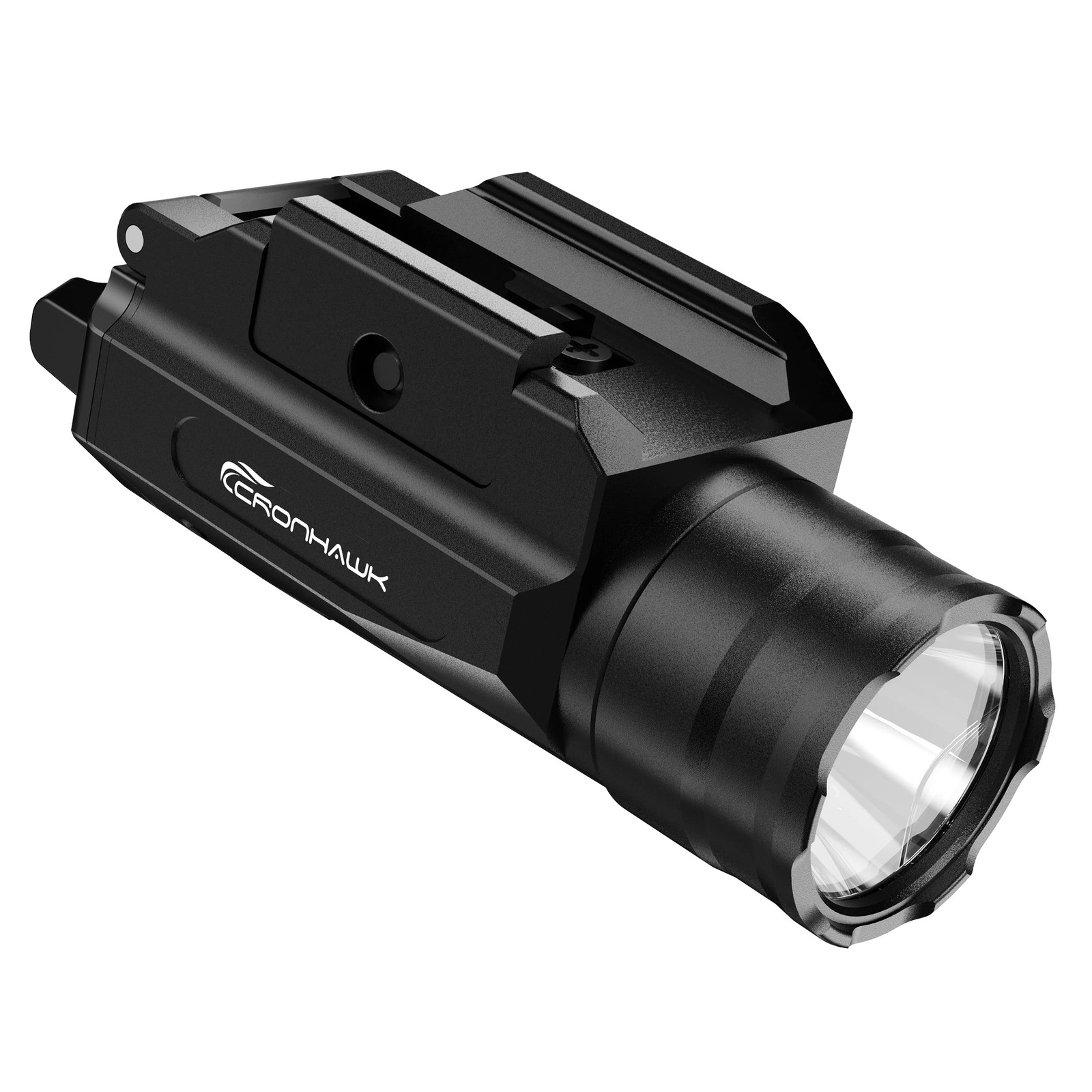 1350 Lumens Pistol Light Rail Mounted Flashlight, Rechargeable Gun Flashlight…