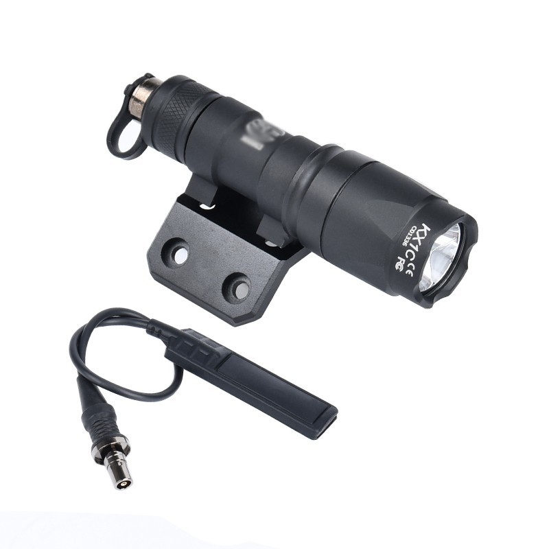 WADSN M300A/M600C Tactical Flashlight&Metal CNC Offset Mount Base Rail Bracket