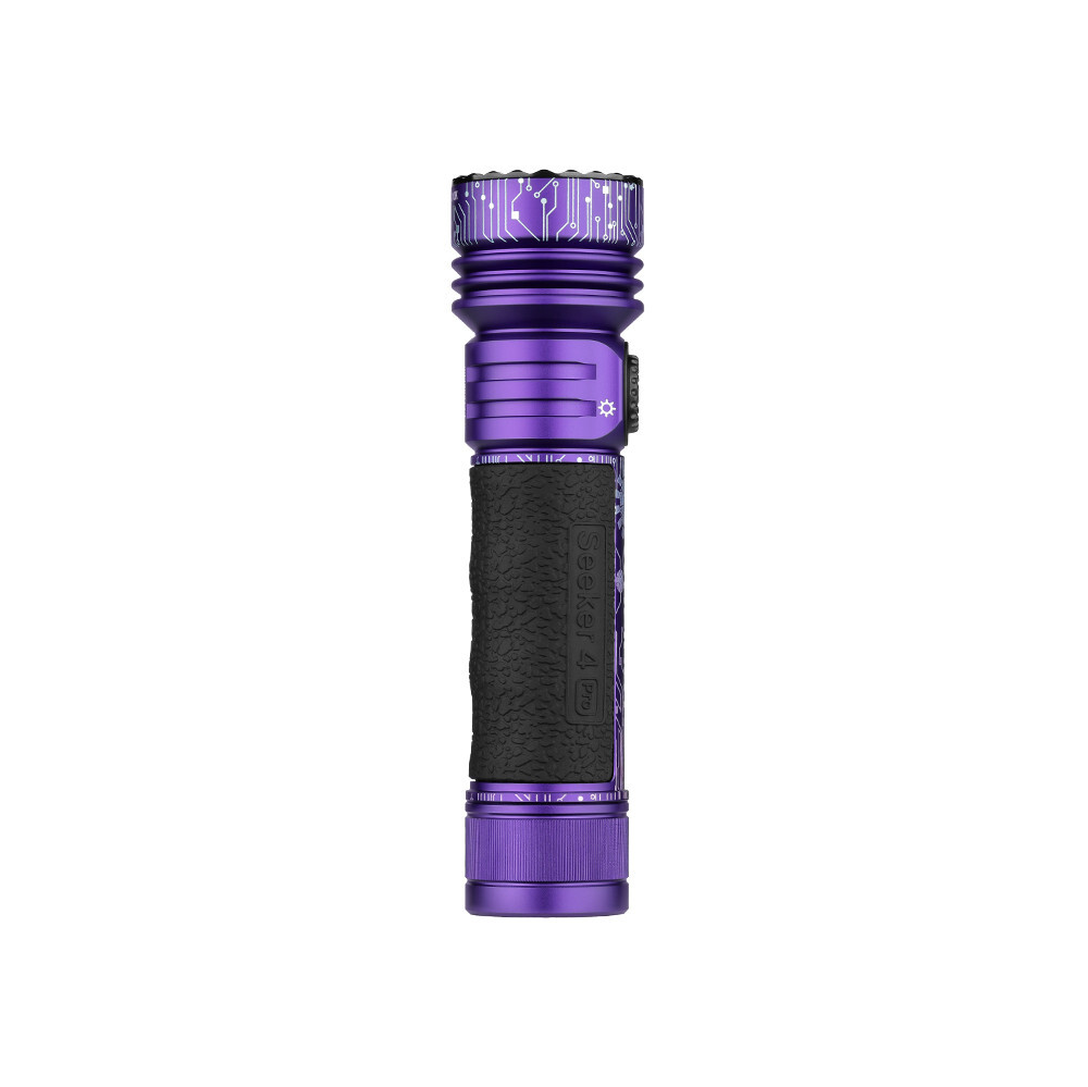Olight Seeker 4 Pro Cyber Violet & Oclip Pro Purple & I3E 18th Anniversary Editi