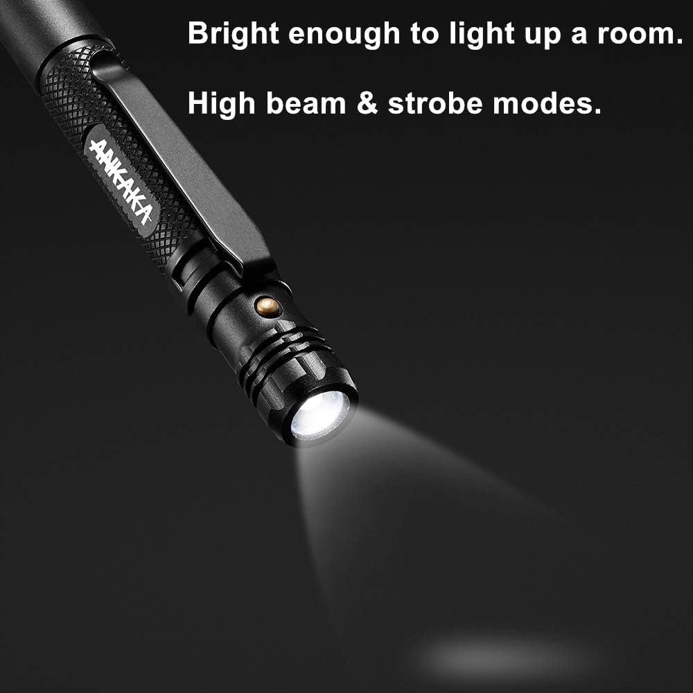 6 in 1 Tactical Pen Self Defense LED Flashlight Multi Tool Screwdriver Gift Set