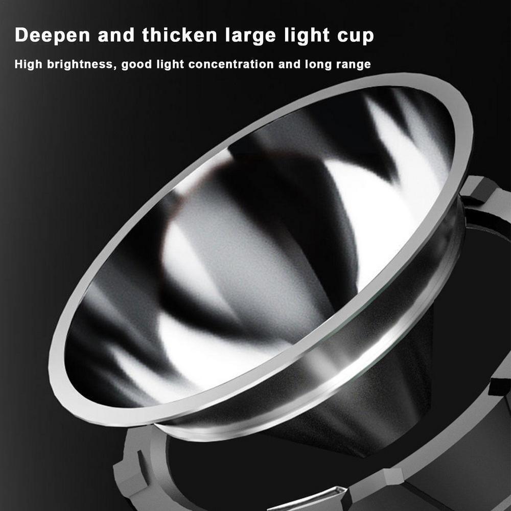 30000000LM Bright Solar/USB Rechargeable LED Spotlight Flashlight Searchlight