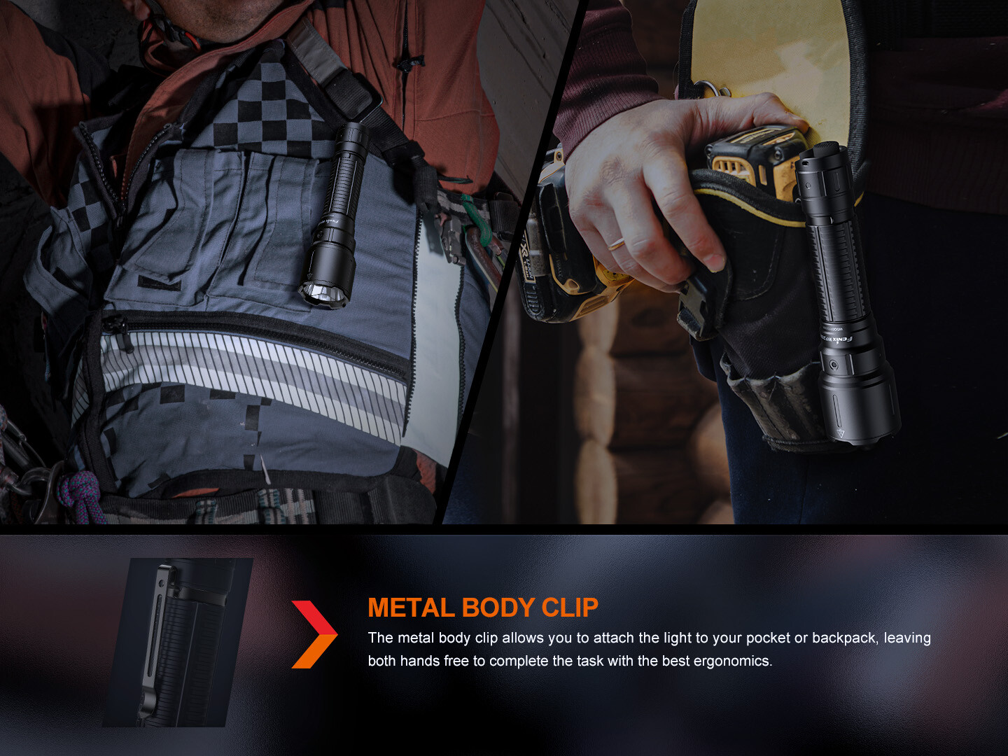Fenix WF26R Rechargeable Duty Police Flashlight, 3000 Lumen with Charging Cradle