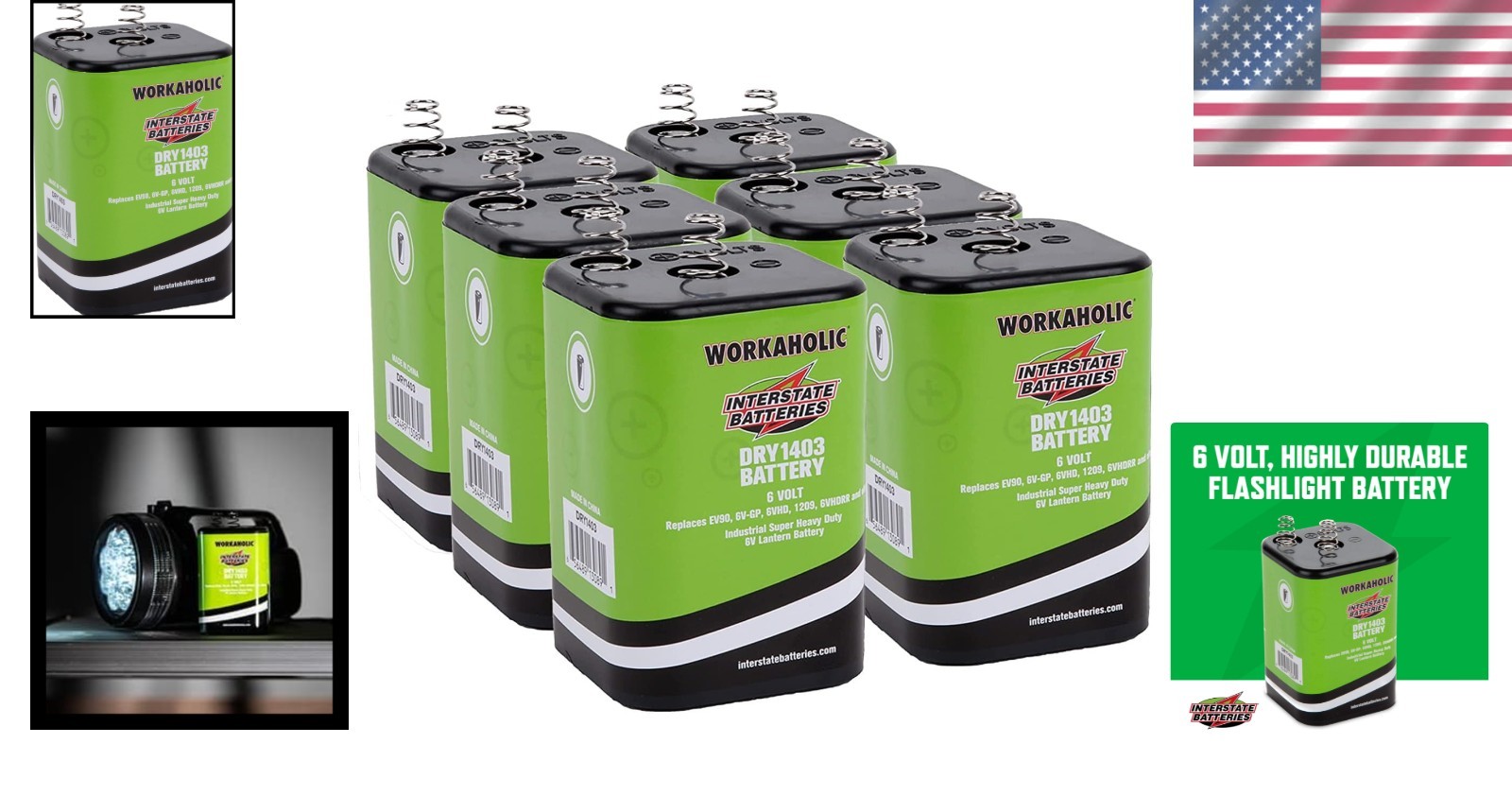 High-Performance 6V Lantern Batteries