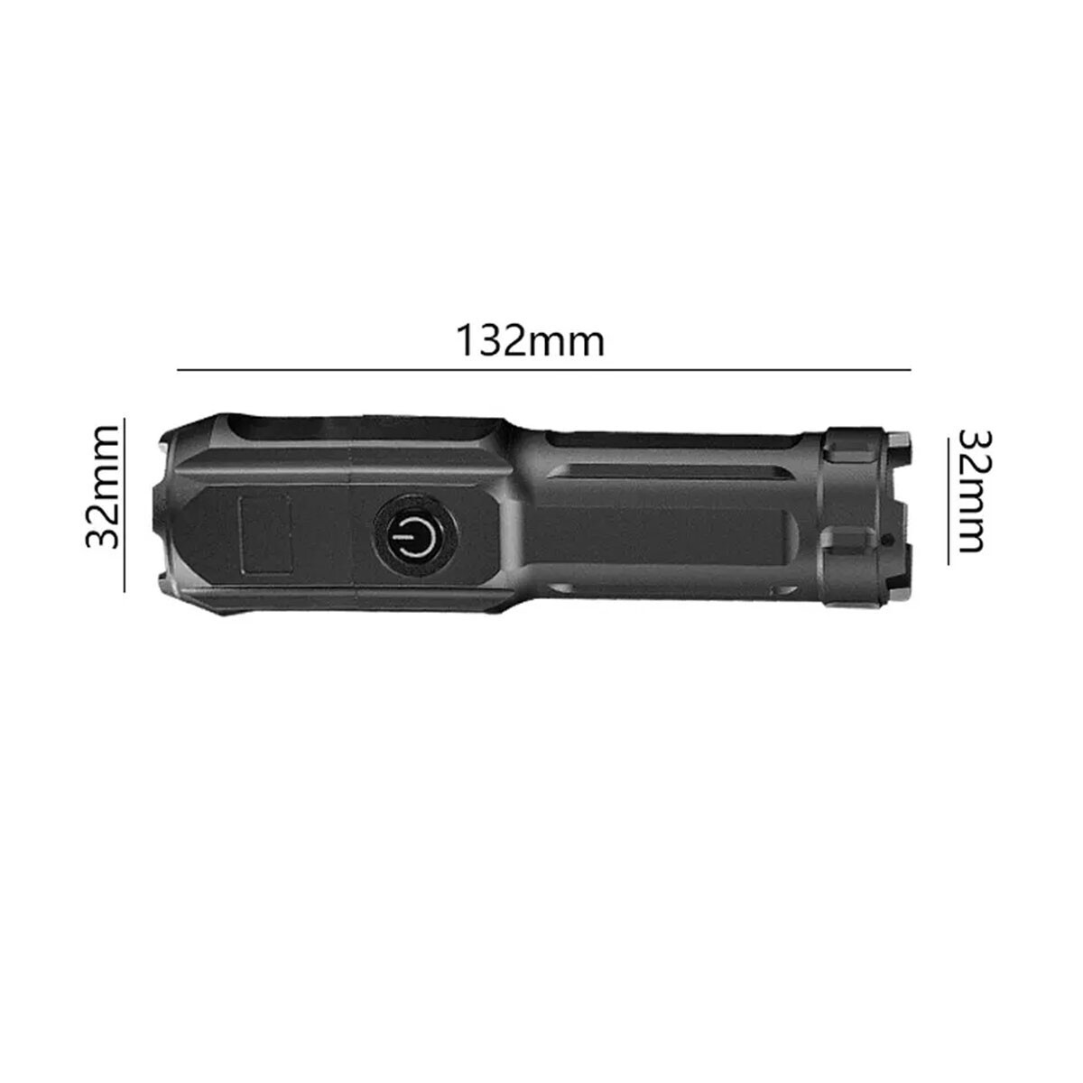 Rechargeable 990000 High Lumens LED Flashlight – Super Bright – Tactical Zoom