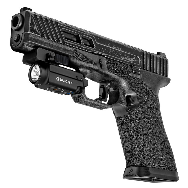 Olight Baldr S Rechargeable 800 Lumen Tactical Weapon Light, Blue Beam, GL/Pica