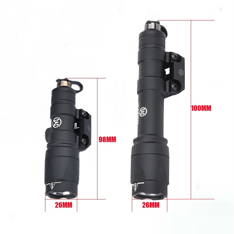 Search Light M300 M600 Tactical Flashlight Weapon Lamp Metal LED Hunting Torch